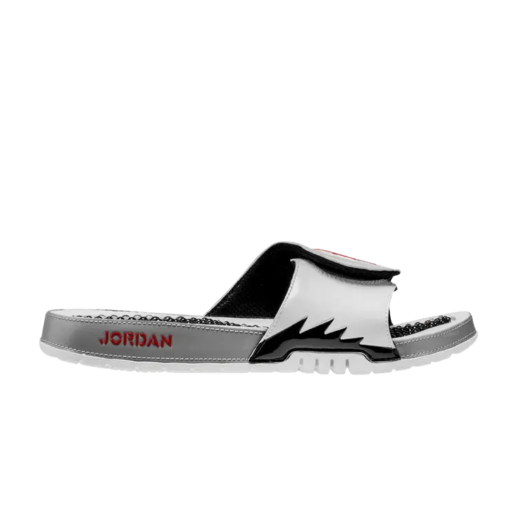 

Шлепанцы Air Jordan Hydro 5 Slide, White Red Silver