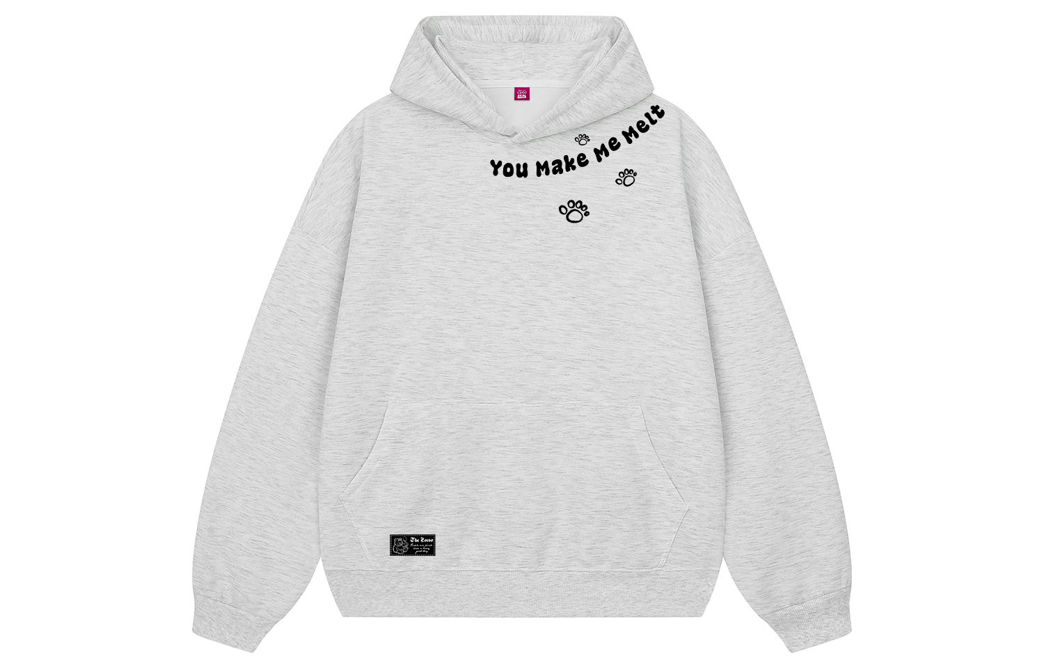 

Толстовка Unisex Hooded Thickened Heavyweight Disney, heather серый fleece-lined