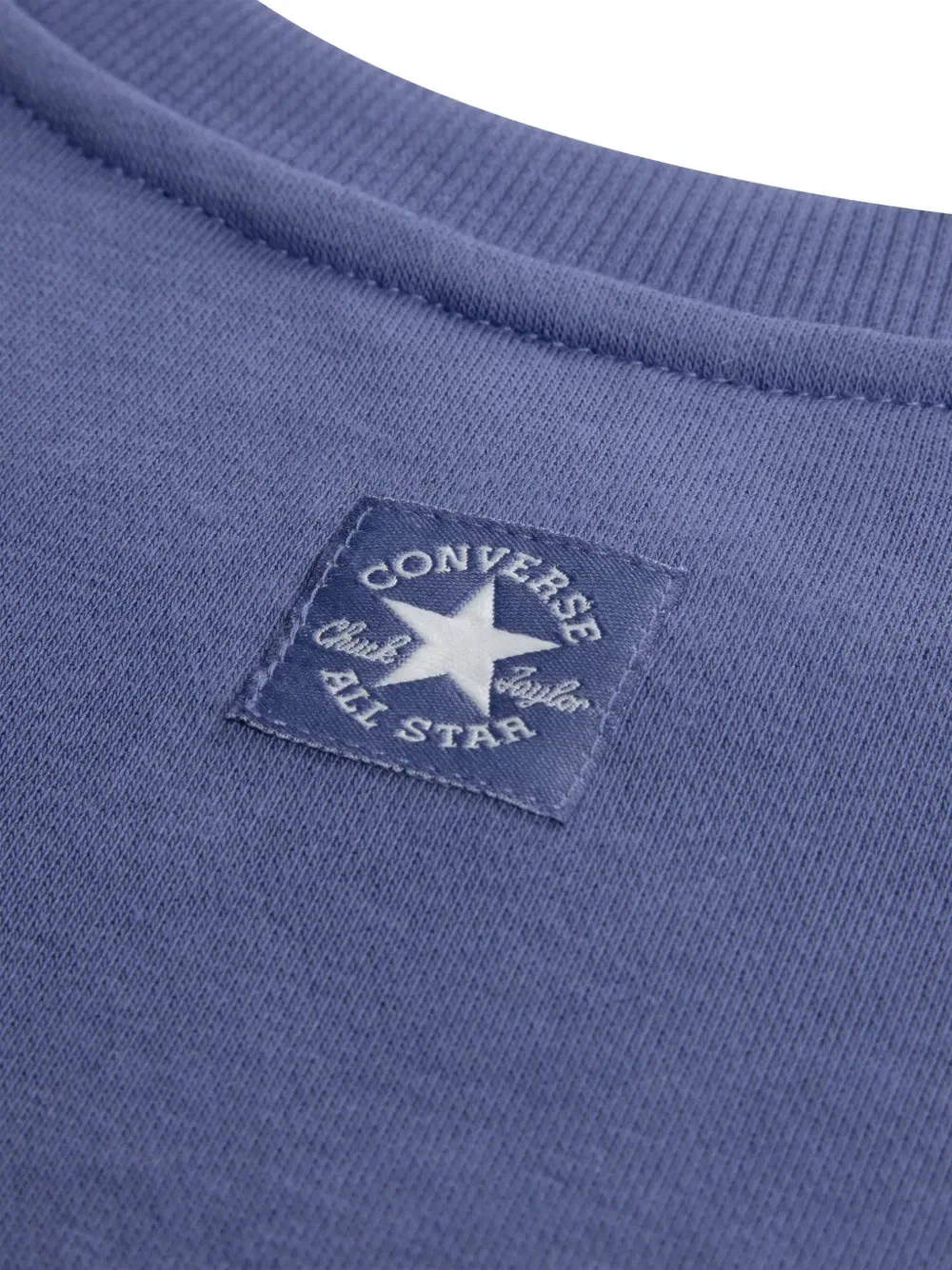 Толстовка с логотипом звезды Чака Тейлора Converse Kids, синий — фото 3