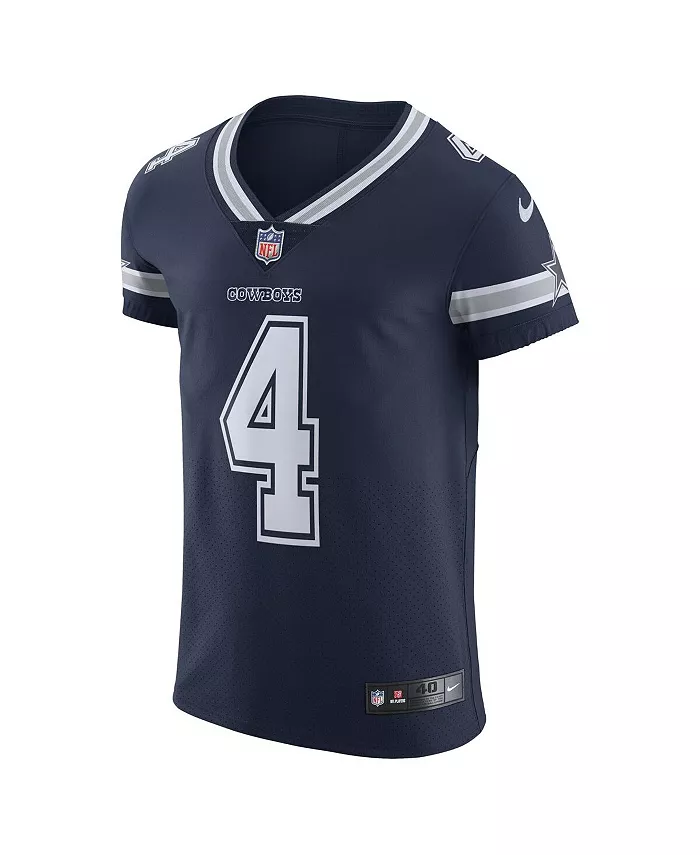Мужская альтернативная игровая футболка Dak Prescott Dallas Cowboys Vapor Elite Nike, синий — фото 3