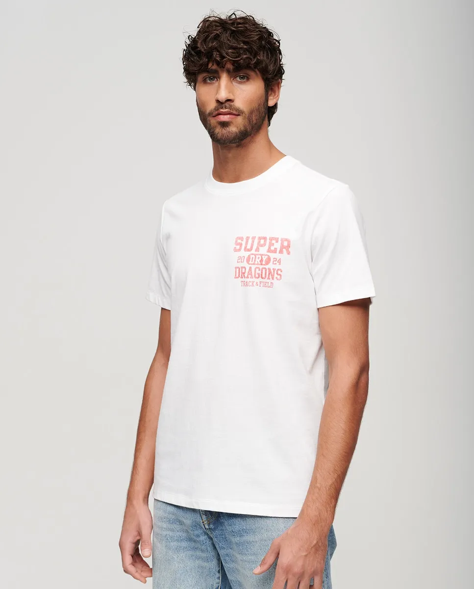 

Мужская футболка с рисунком «Китайский Новый год» Superdry, белый