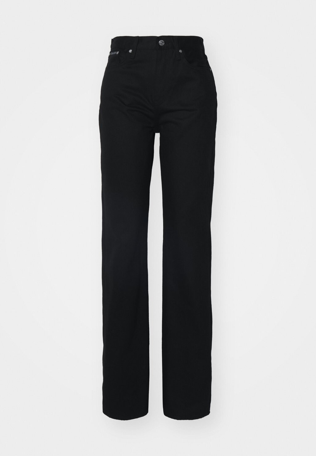 

Джинсы прямого кроя HIGH RISE STRAIGHT Calvin Klein Jeans, черный деним