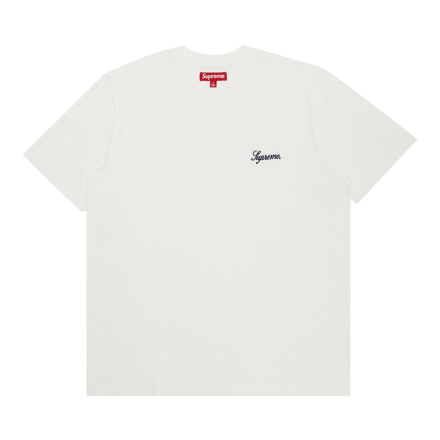 

Топ с короткими рукавами Supreme Washed Script, цвет Белый
