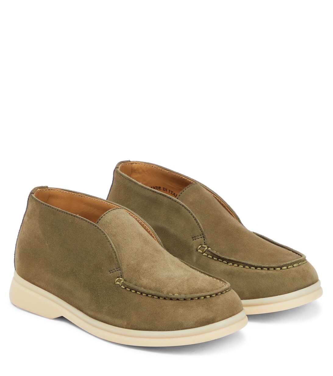 

Замшевые ботинки Open Walk Loro Piana, зеленый