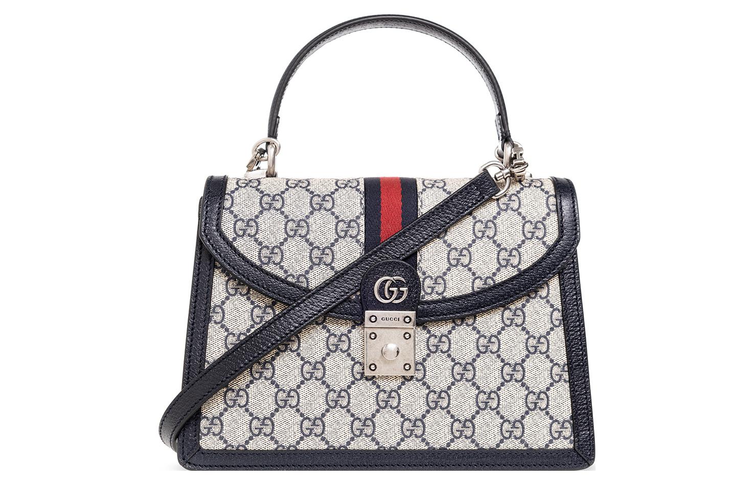 

GUCCI Сумка через плечо Ophidia из холста и кожи