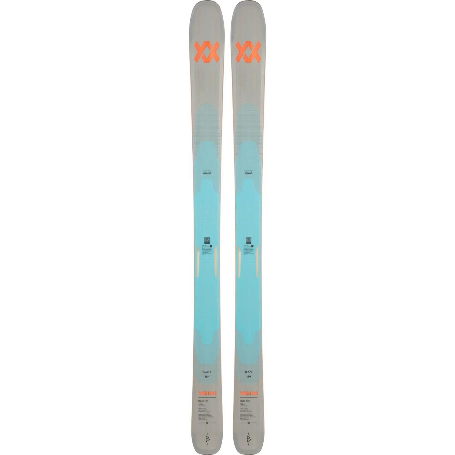 

Лыжи Blaze 104 Volkl, Grey/Orange