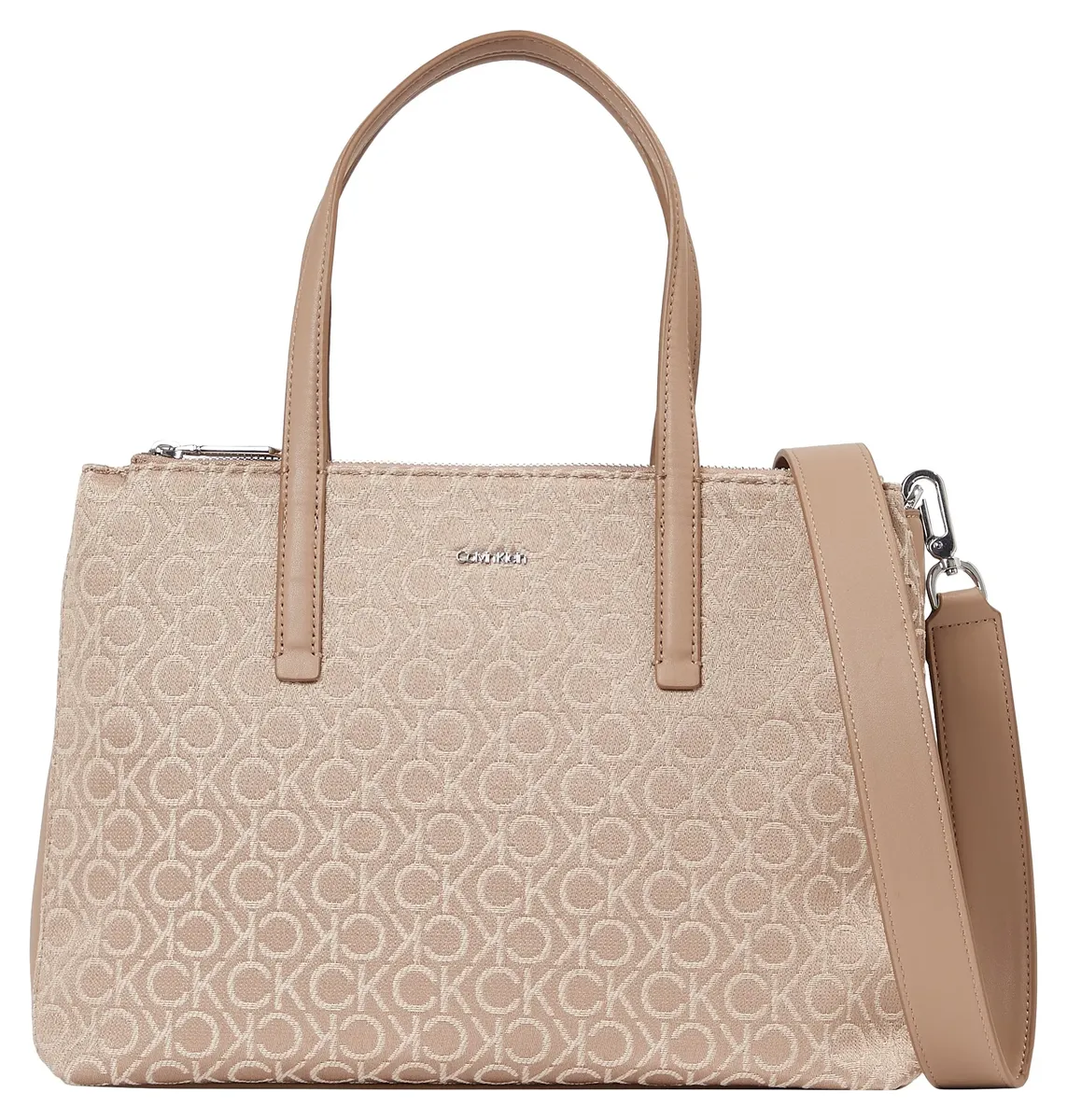 

Сумка-шоппер Calvin Klein "CK MUST MEDIUM TOTE_JCQ", цвет Chanterelle Mono Jacquard