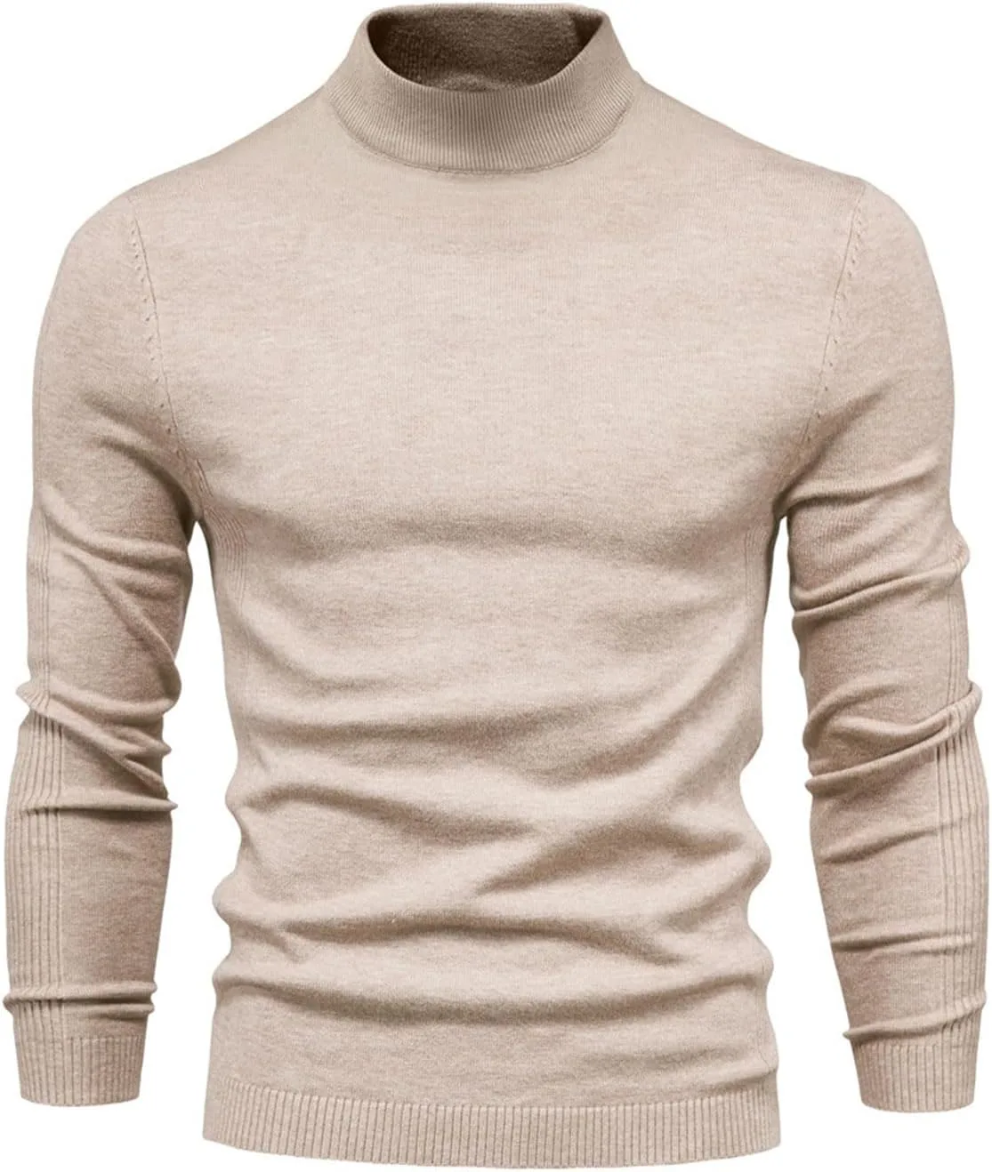 

Мужской свитер-полуводолазка Slim Fit с длинными рукавами KOOSUFA