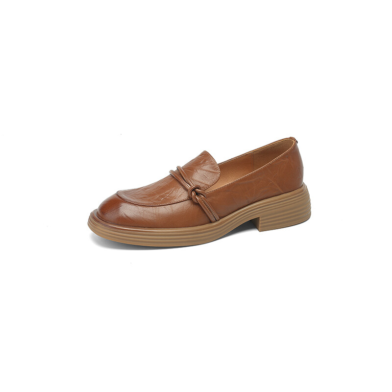 

Лоферы женские с низким верхом Zi Xiao, цвет Light Brown