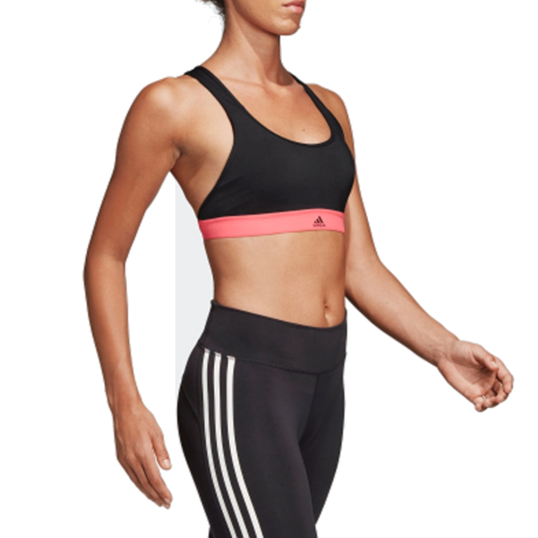 (WMNS) Бюстгальтер Adidas Don't Rest X 'Черно-красный', азиатский размер — фото 3