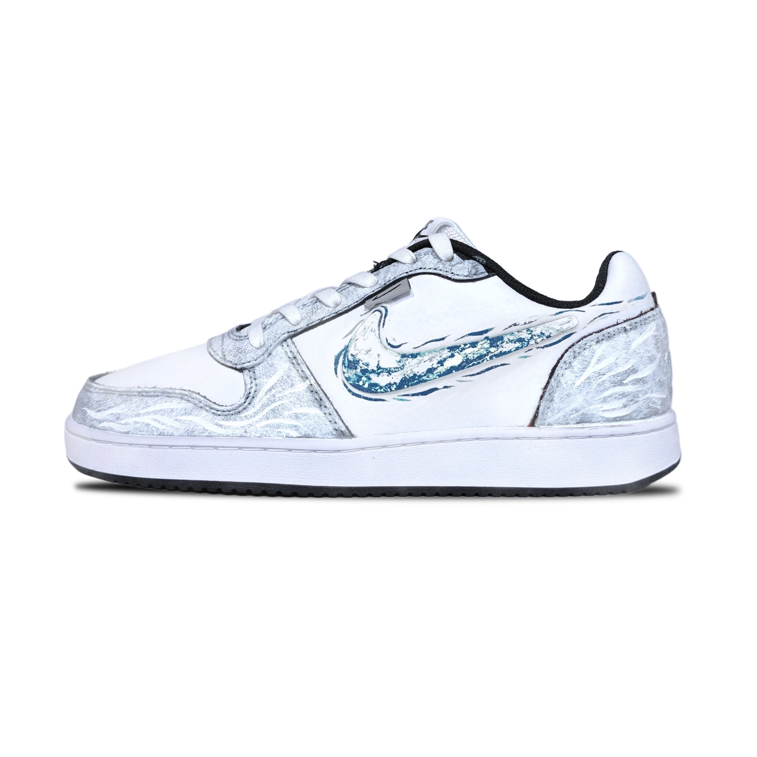

Nike Eberson icy snow storm износостойкие и легкие низкие кроссовки для скейтбординга мужские white