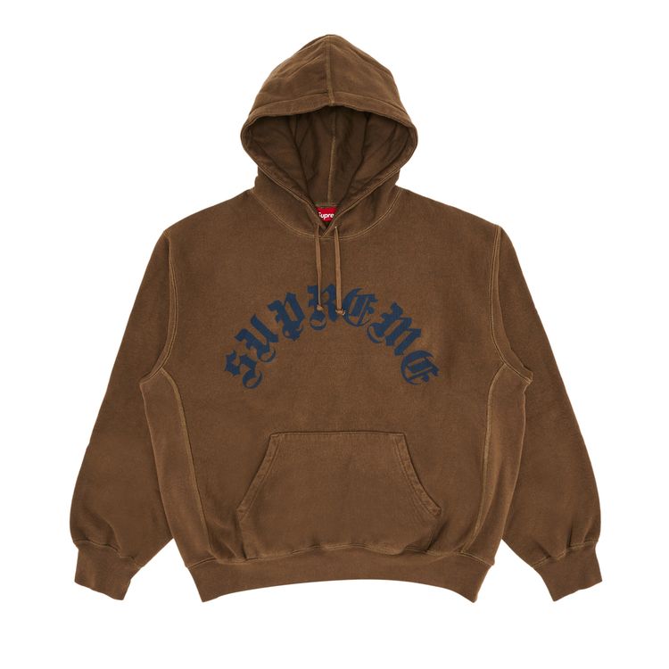 

Толстовка Supreme Printed Arc Hooded Sweatshirt Dusty Brown, коричневый