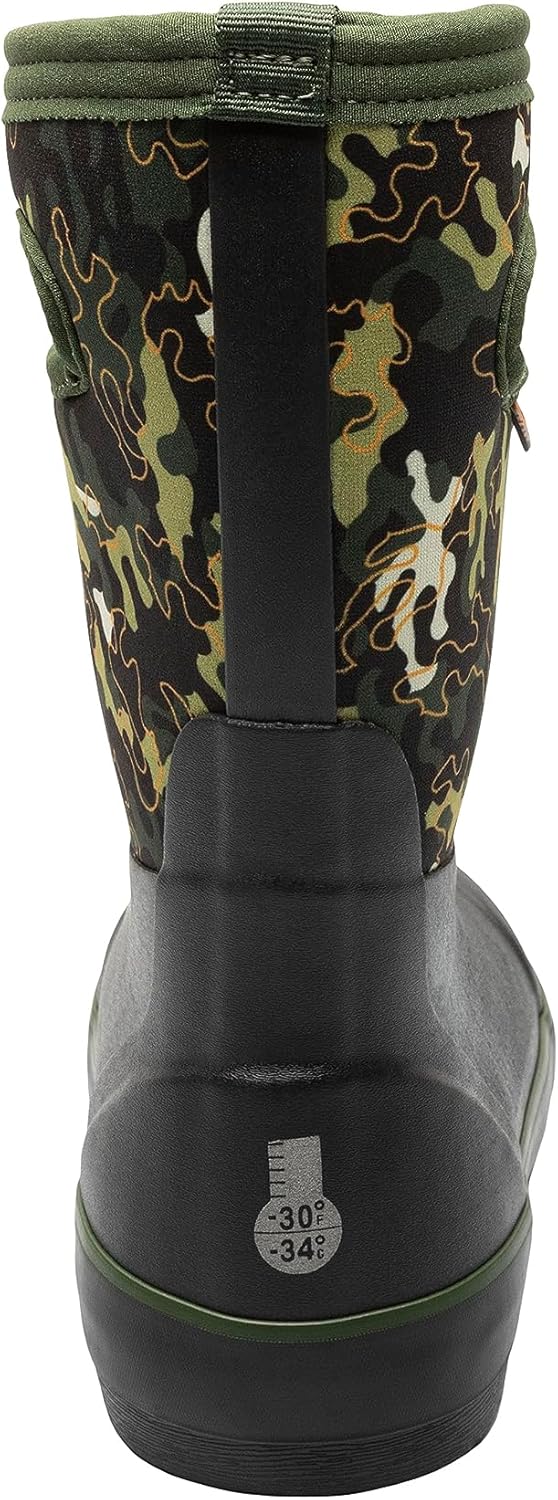 Детские и унисекс ботинки BOGS Classic II Snow Boot, зеленый — фото 4