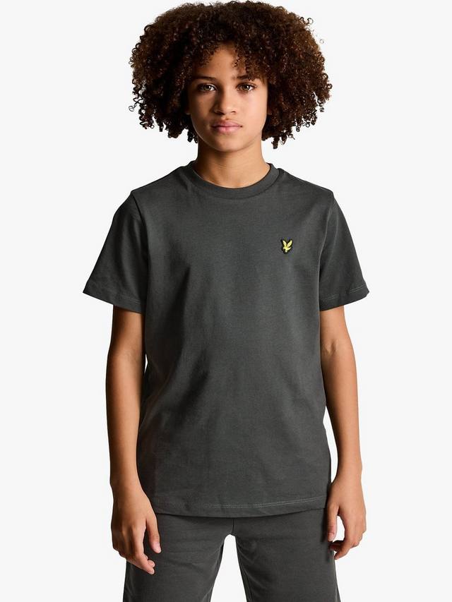 

Детская однотонная футболка Lyle & Scott, Gunmetal