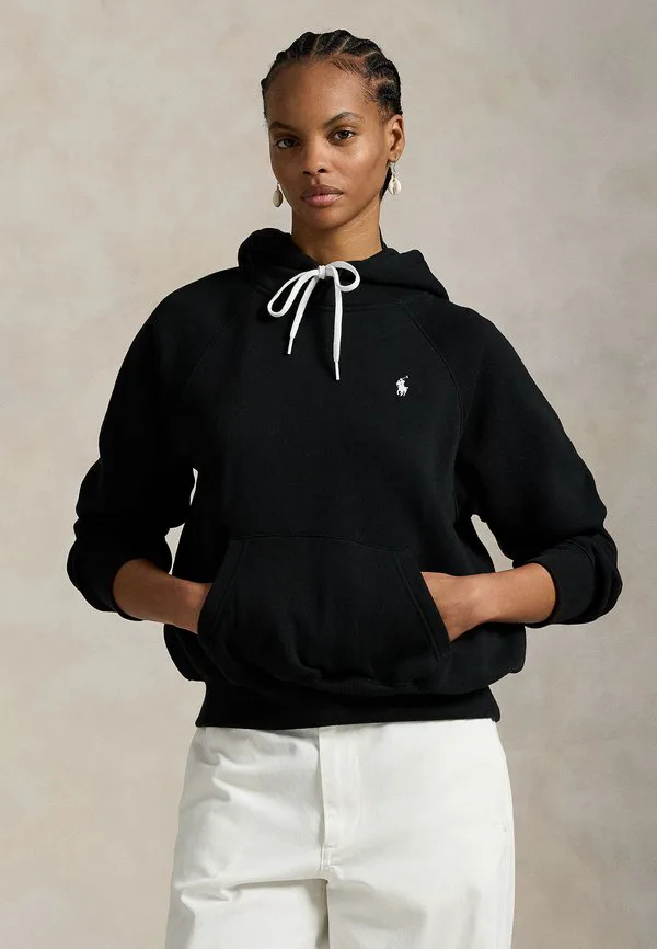 

Худи укороченного кроя Polo Ralph Lauren, Black, Черный, Худи укороченного кроя Polo Ralph Lauren, Black