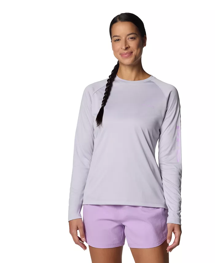 

Женская футболка PFG Tidal Tee II с технологией Omni-Shade Columbia, фиолетовый