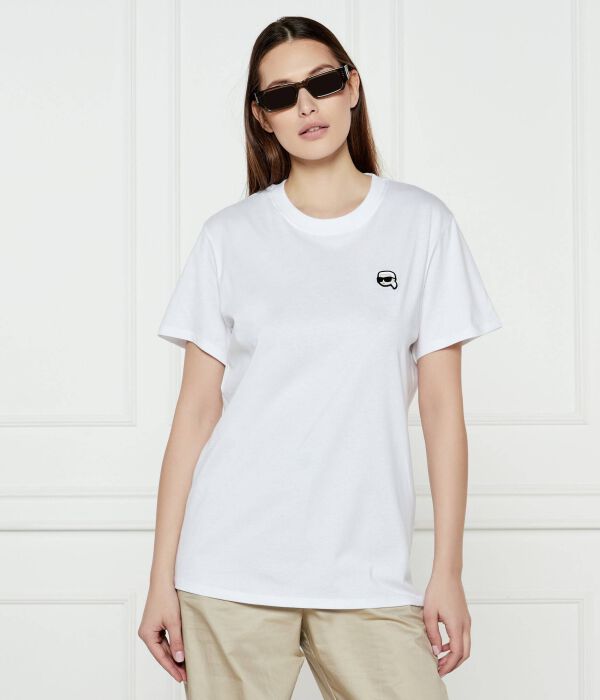 

Нашивка на футболку Relaxed fit Karl Lagerfeld, белый