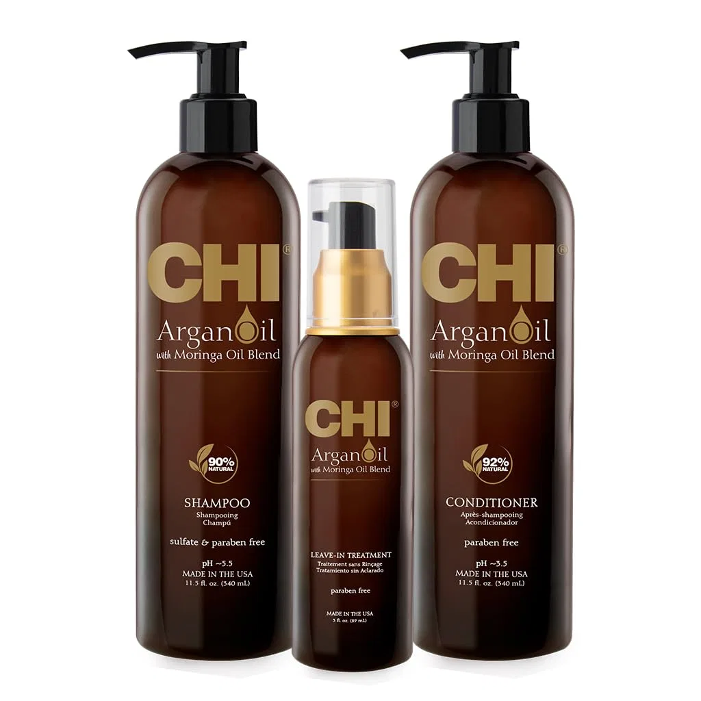Набор для волос CHI Argan Oil Plus Moringa Oil Luxe Trio Kit Chi