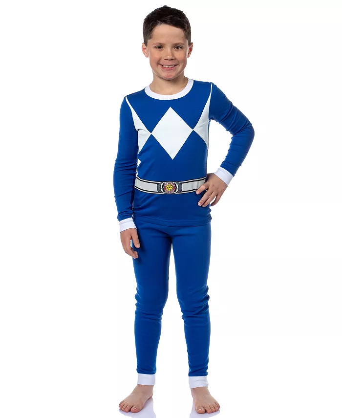 

Детский пижамный комплект из 2 предметов с персонажами Power Rangers, синий