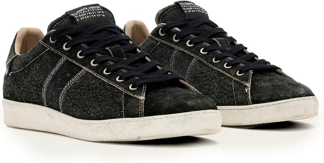 Мужские кроссовки AllSaints Leon Low Top, серый/угольный — фото 2