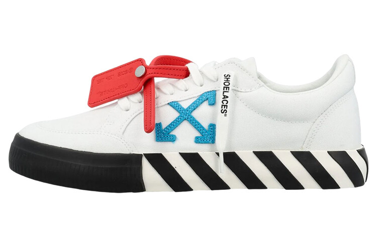 

OFF-WHITE Vulcanized Low White Teal Canvas