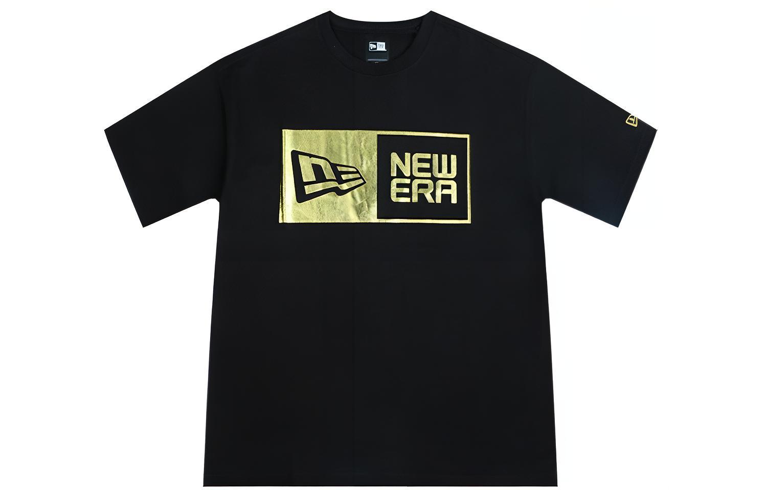 

New Era Футболка унисекс черная, Черный, New Era Футболка унисекс черная