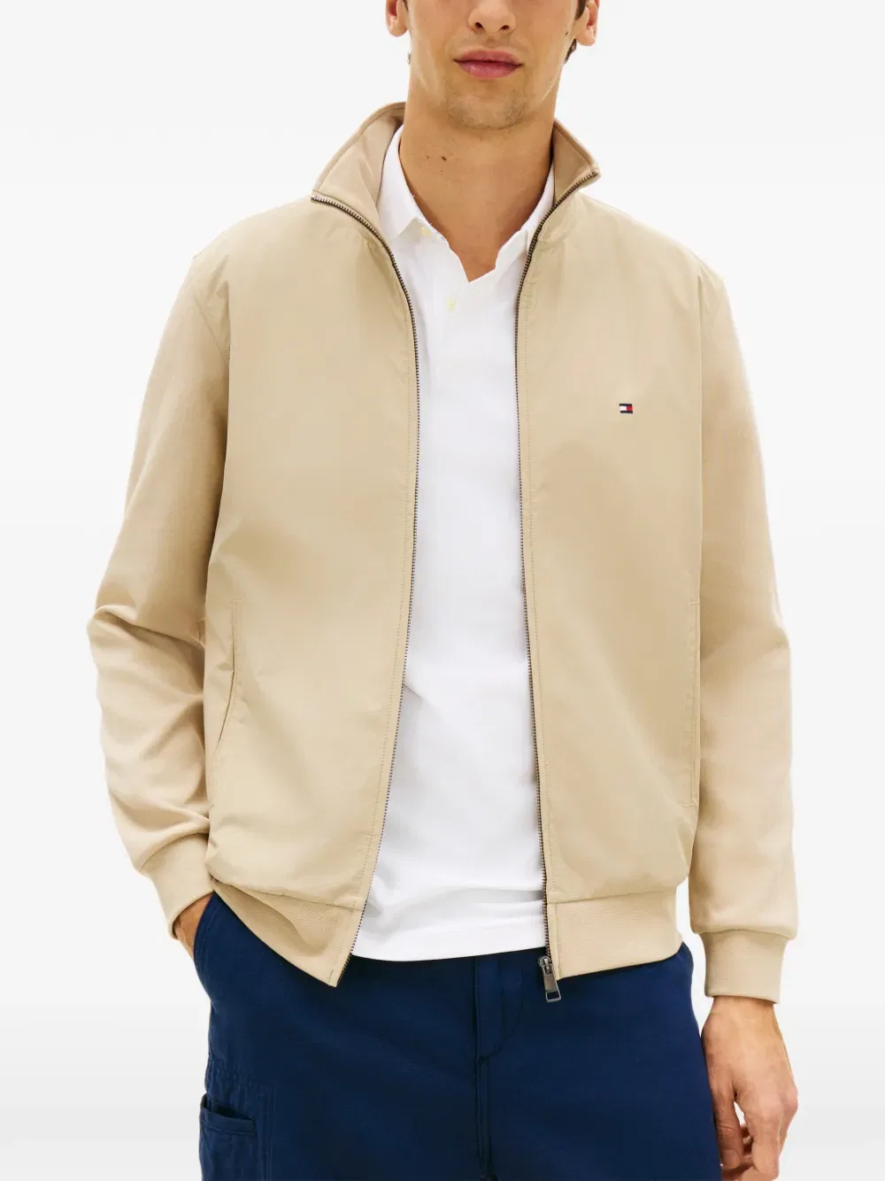 Рубашка-куртка на молнии Tommy Hilfiger, нейтральный — фото 4