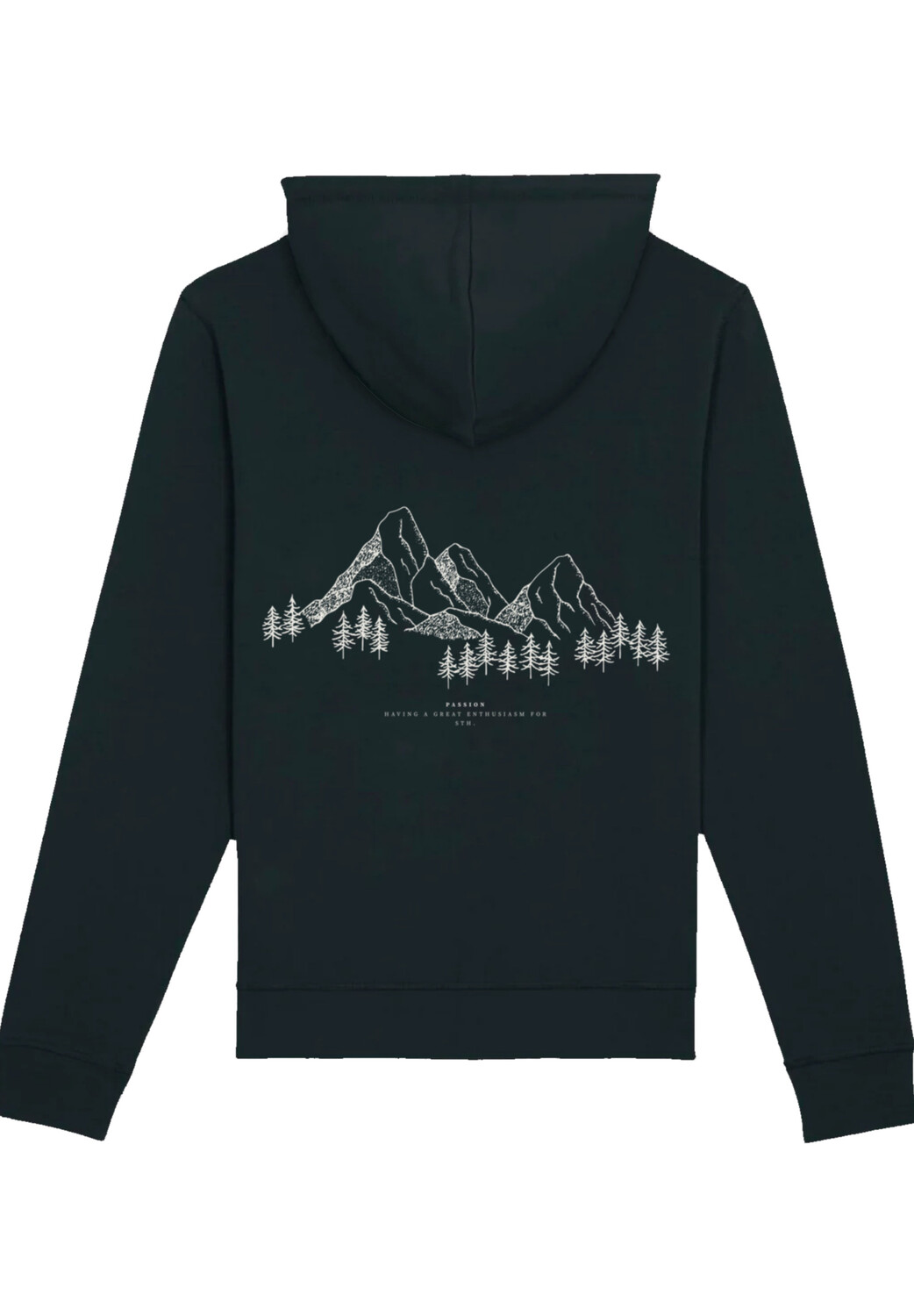 

Пуловер F4NT4STIC Unisex Hoodie Mountain Back, черный