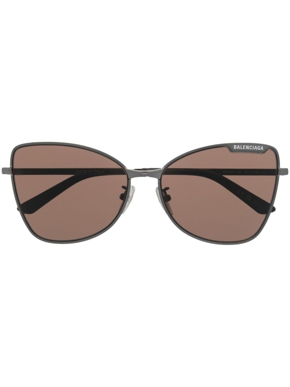 

Balenciaga Eyewear солнцезащитные очки в оправе 'кошачий глаз', черный