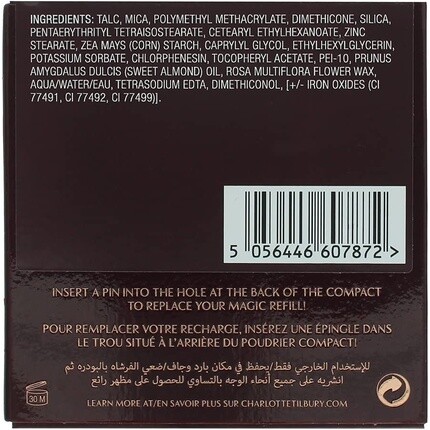 Порошок для финишной фиксации Airbrush Flawless в 1 сменном блоке, Charlotte Tilbury — фото 2