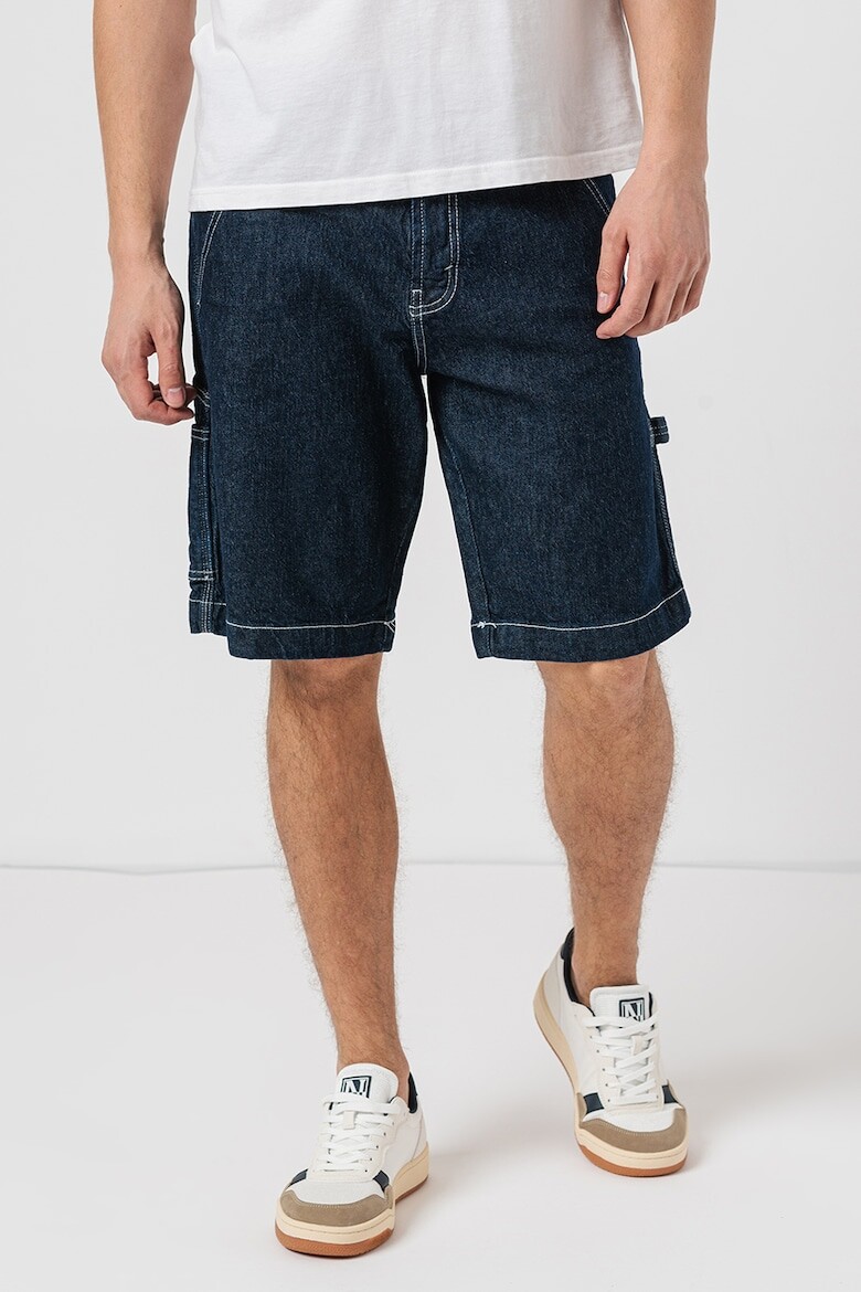 

Короткие джинсы с боковыми карманами Denim Project, синий