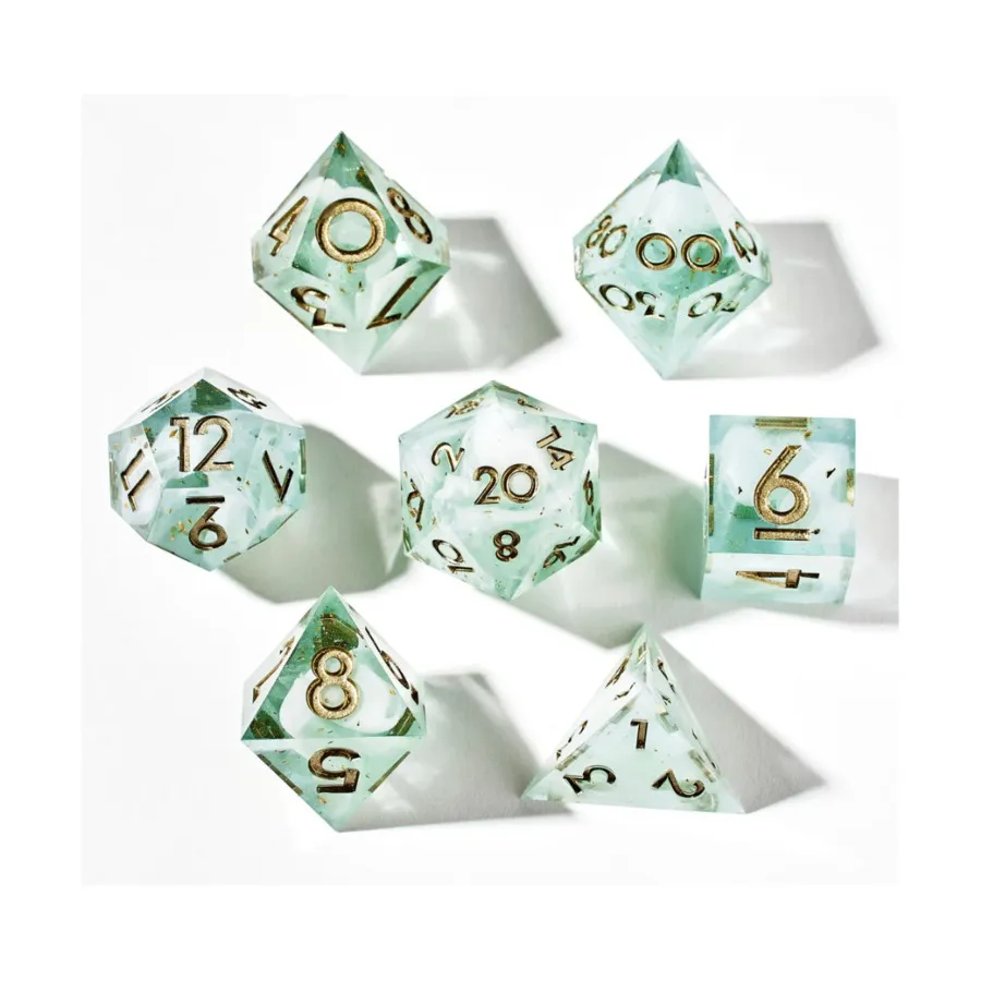 

Полисет - Облачный пейзаж (7), Resin Polyhedral Sets (Dispel Dice)