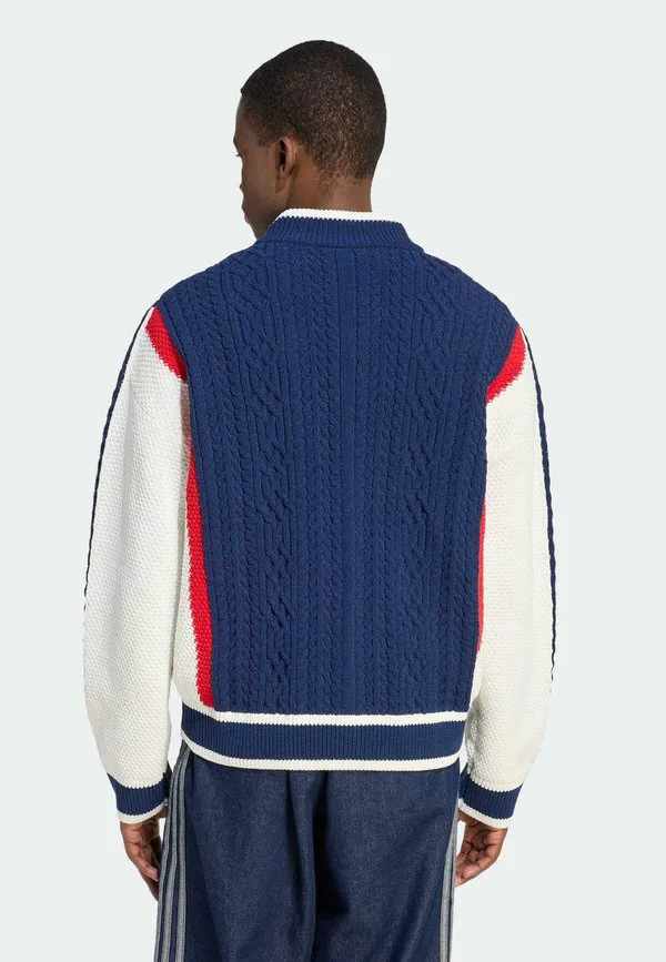 Кардиган icons Adidas Originals, Night Indigo Off White Better Scarlet — фото 2