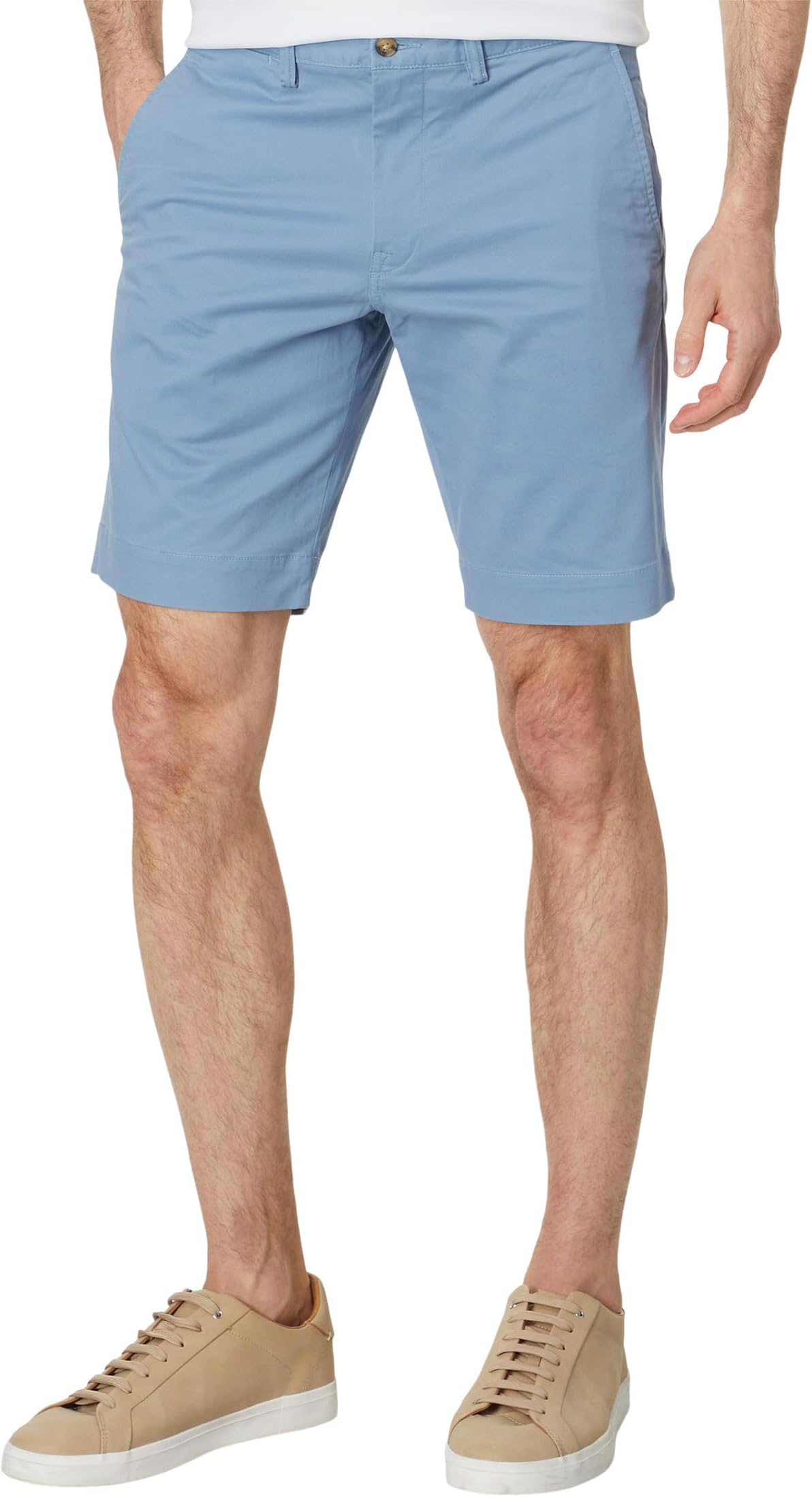 

Шорты Polo Ralph Lauren 9.5-Inch Stretch Slim Fit Chino Shorts, цвет Channel Blue