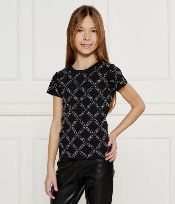 

Футболка Michael Kors Kids Regular Fit, черный