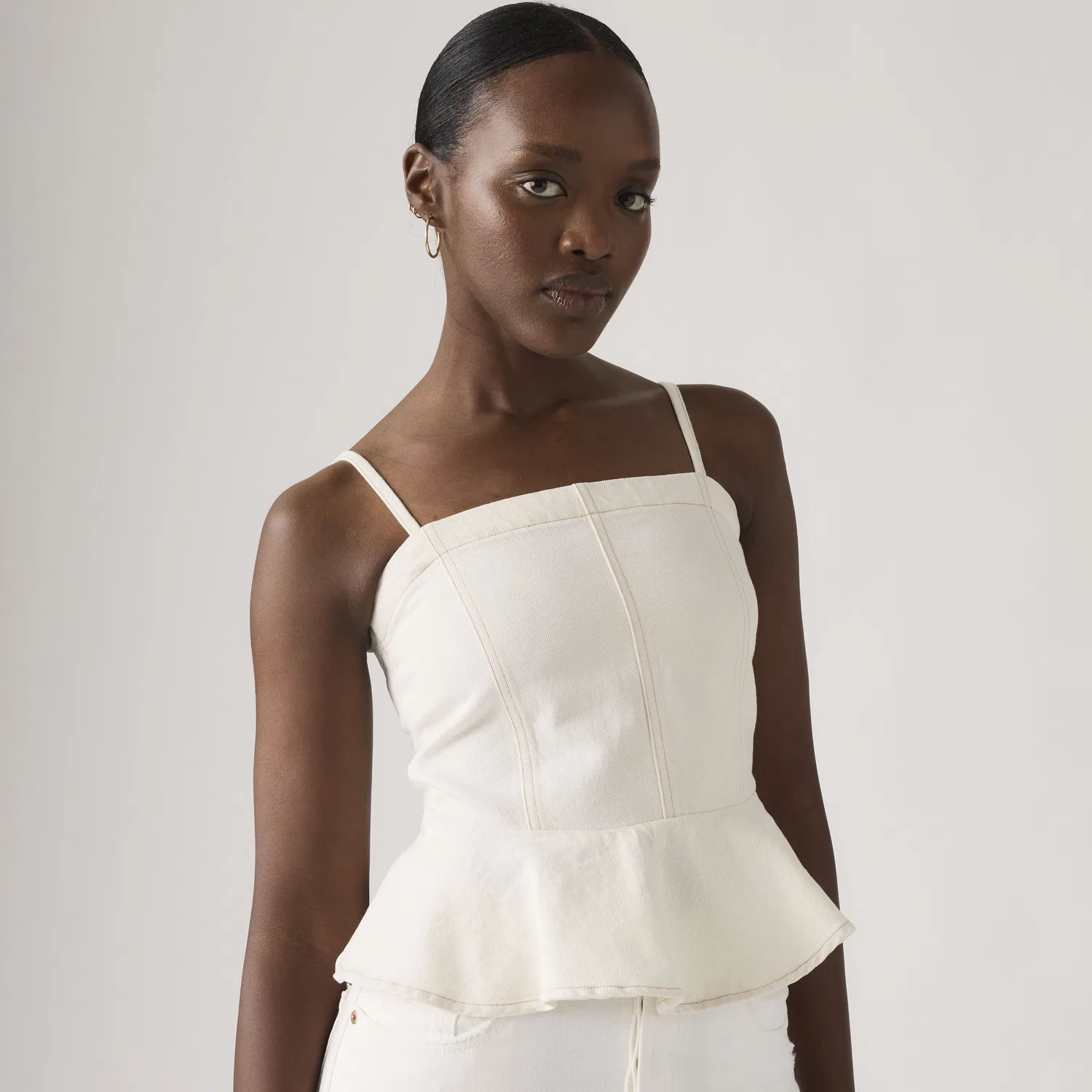Легкий топ Anderson Flunce Levi's, White