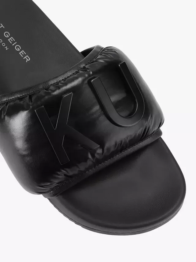 Сандалии Kurt Puff Slider, черные Kurt Geiger London — фото 4