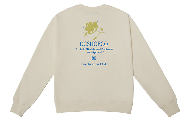 

Свитшот Unisex Crew Neck Moderate Regular DCSHOES, экрю