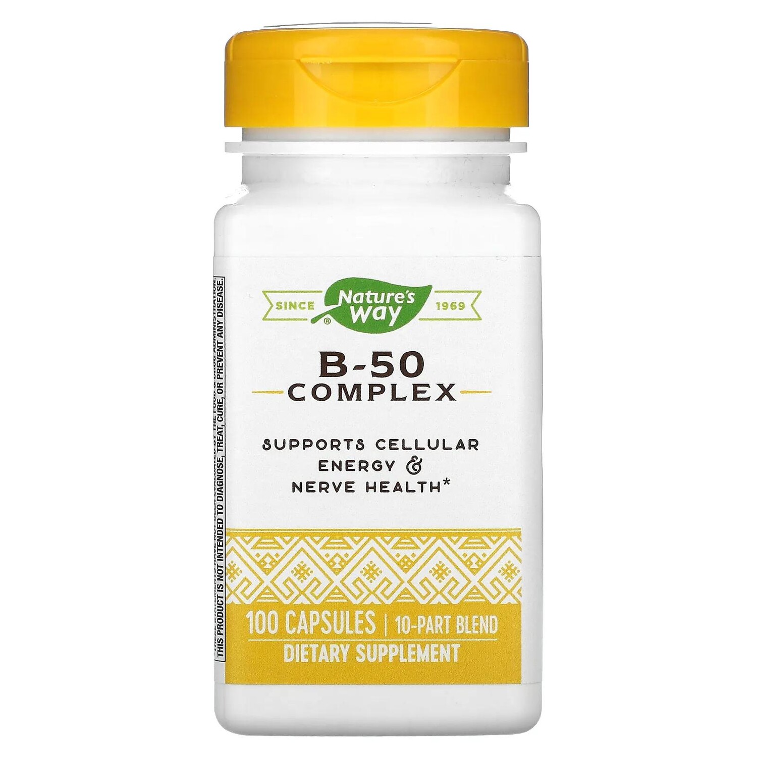 

Nature's Way B-50 Complex with B2 Coenzyme 100 Capsules