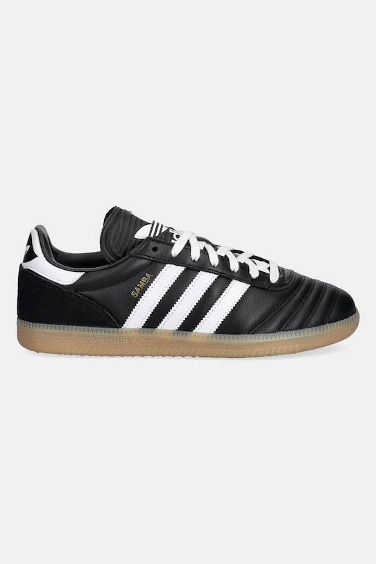 Кожаные кроссовки Samba JP Adidas Originals, черный — фото 2
