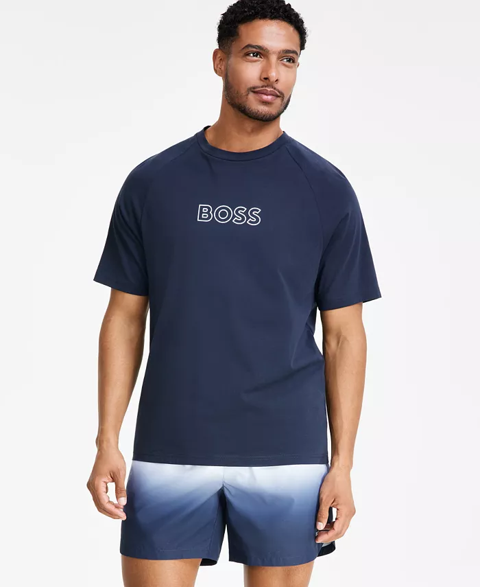 

Футболка с логотипом Hugo Boss, синий