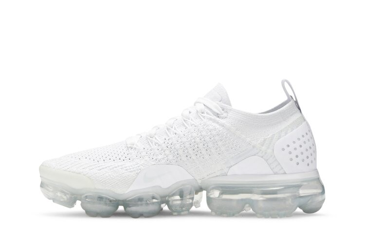 Кроссовки Nike Wmns Air VaporMax Flyknit 2 'White Vast Grey', белый — фото 3