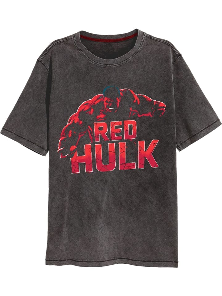 

Футболка Brave New World Red Hulk T-Shirt серого цвета Captain America, Серый, Футболка Brave New World Red Hulk T-Shirt серого цвета Captain America