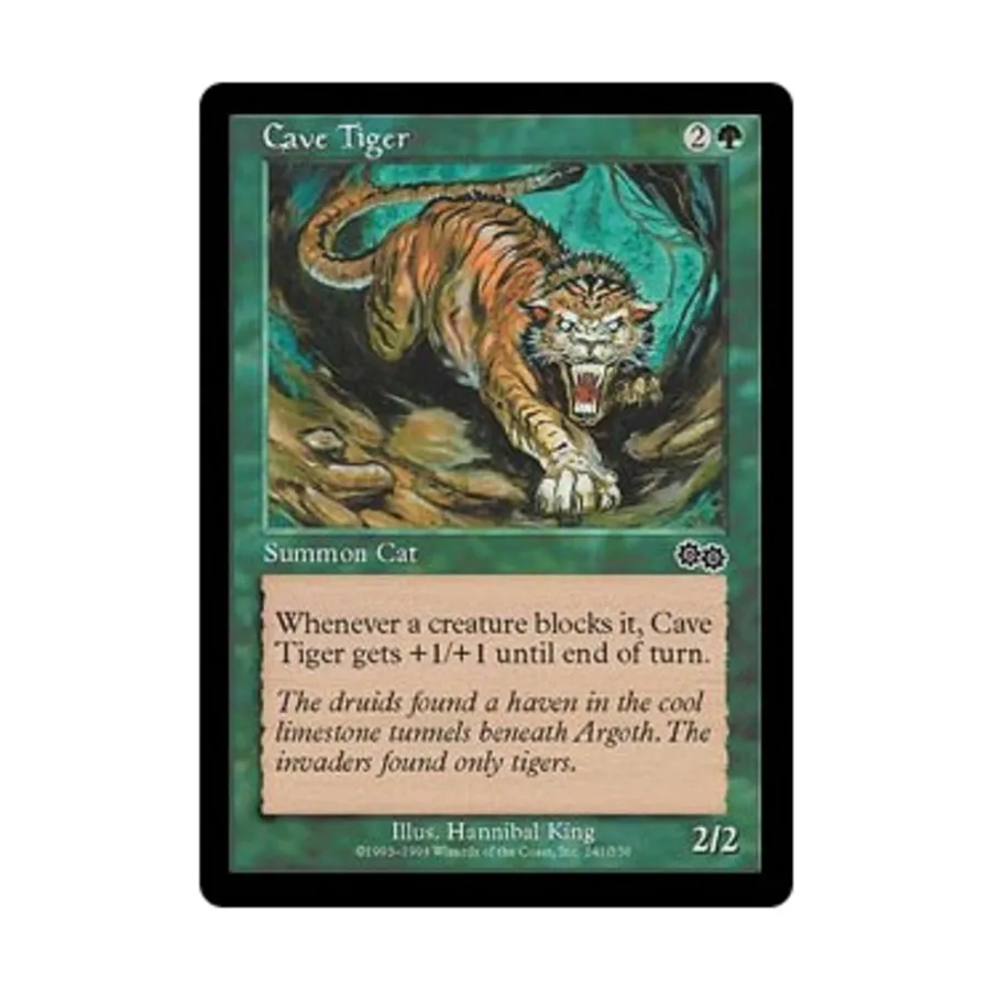 

CCG Пещерный тигр (клавиша C), MTG - Urza's Saga