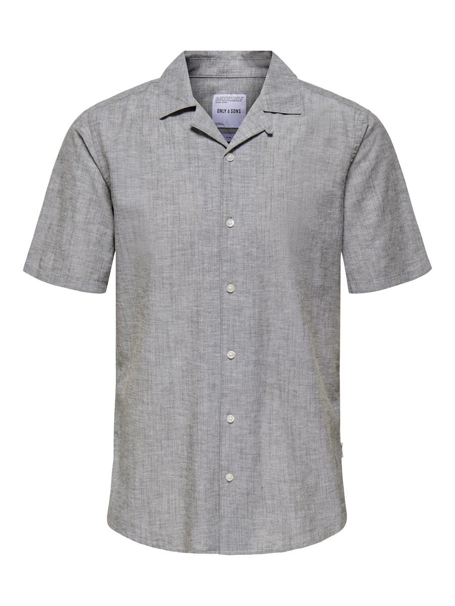 

Рубашка Slim Fit на пуговицах Only & Sons Cantley, серый