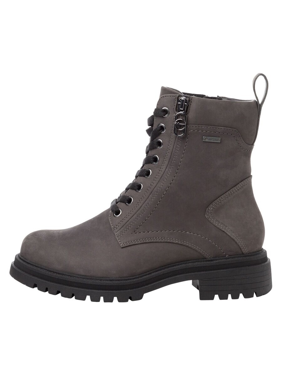 Ботильоны на шнуровке Tamaris Lace-Up Ankle Boots, темно-серый — фото 4
