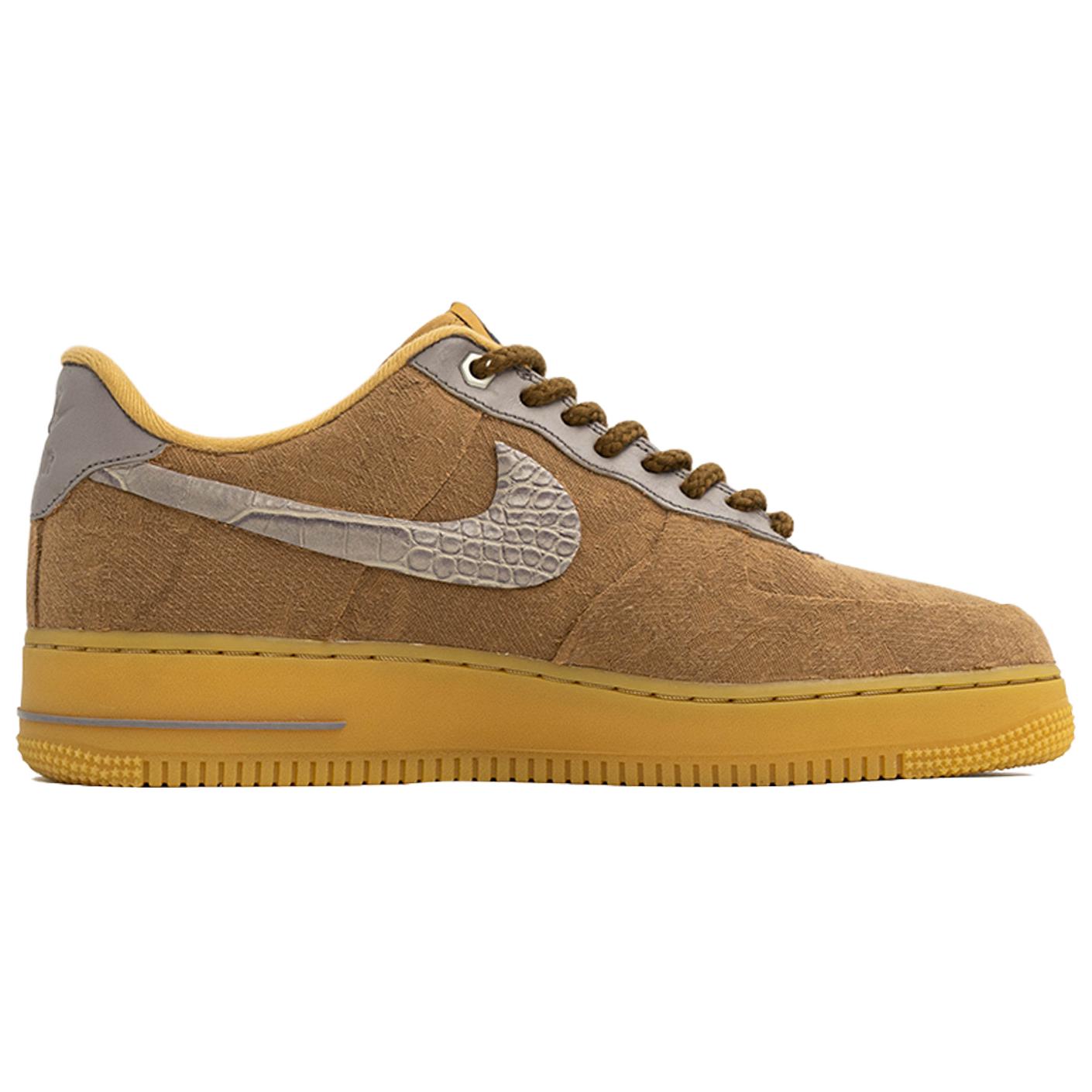 Кроссовки Air Force 1 Kaleidoscope, Hunt, Shopping Bag Skateboard Shoes Unisex Wheat Nike, wheat — фото 4