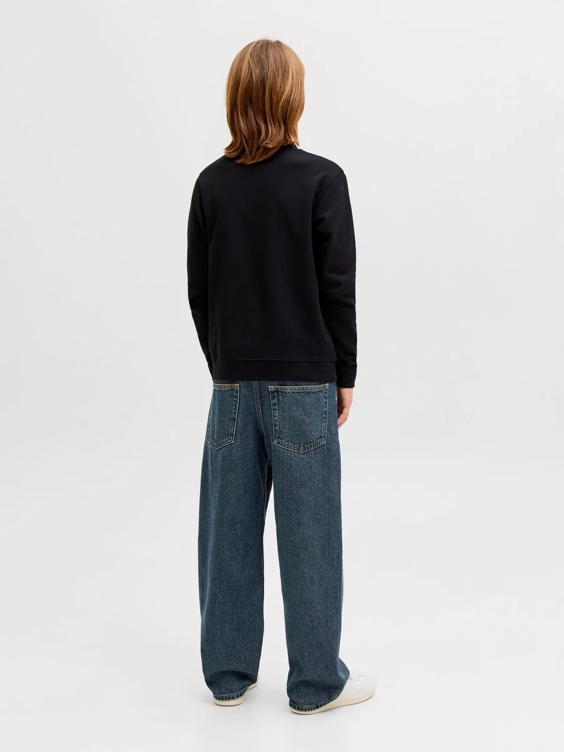 Джинсы baggy fit, хлопок, JACK & JONES Junior, blue denim — фото 3