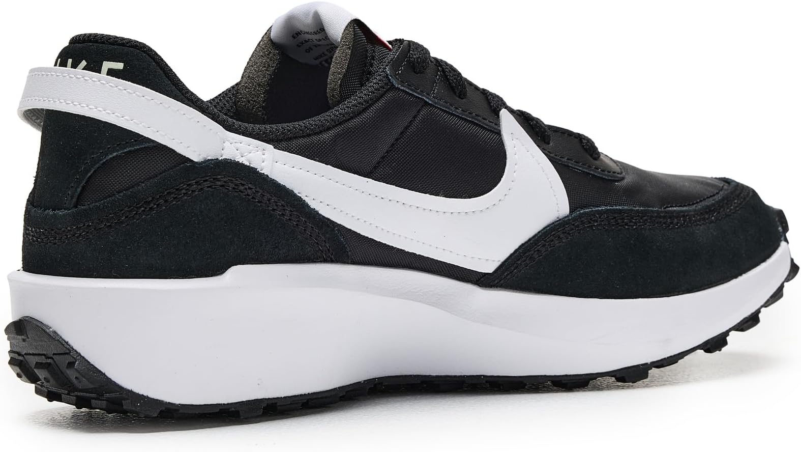 Кроссовки Nike Waffle Debut, цвет Black/White/Orange/Clear — фото 3