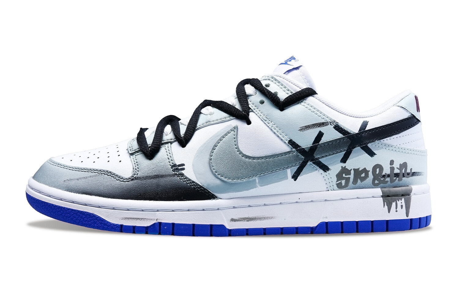 

Кроссовки Nike Dunk Skateboarding Shoes Men Low-top White, цвет Lead